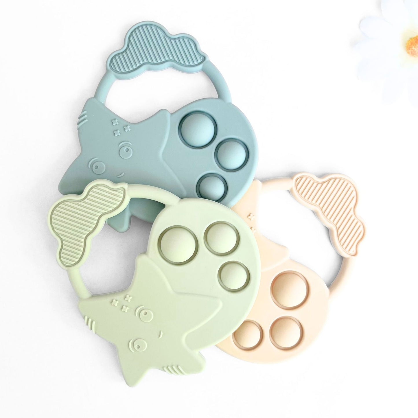 Sensory Popper Teether Star - www.Shopthatapp.com