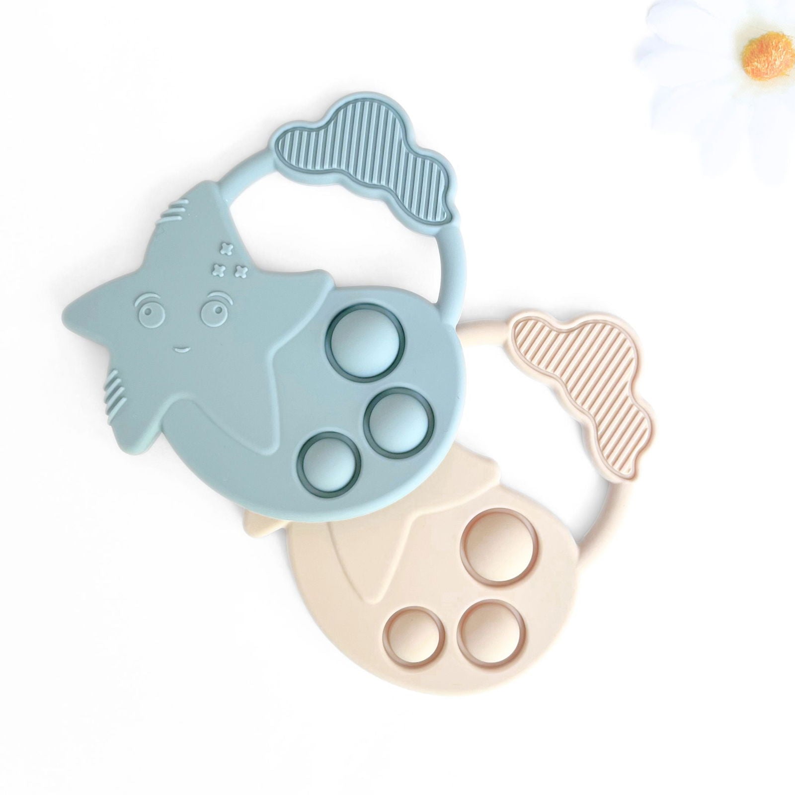 Sensory Popper Teether Star - www.Shopthatapp.com