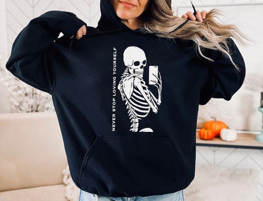 Skeleton Love Hoodie - www.Shopthatapp.com