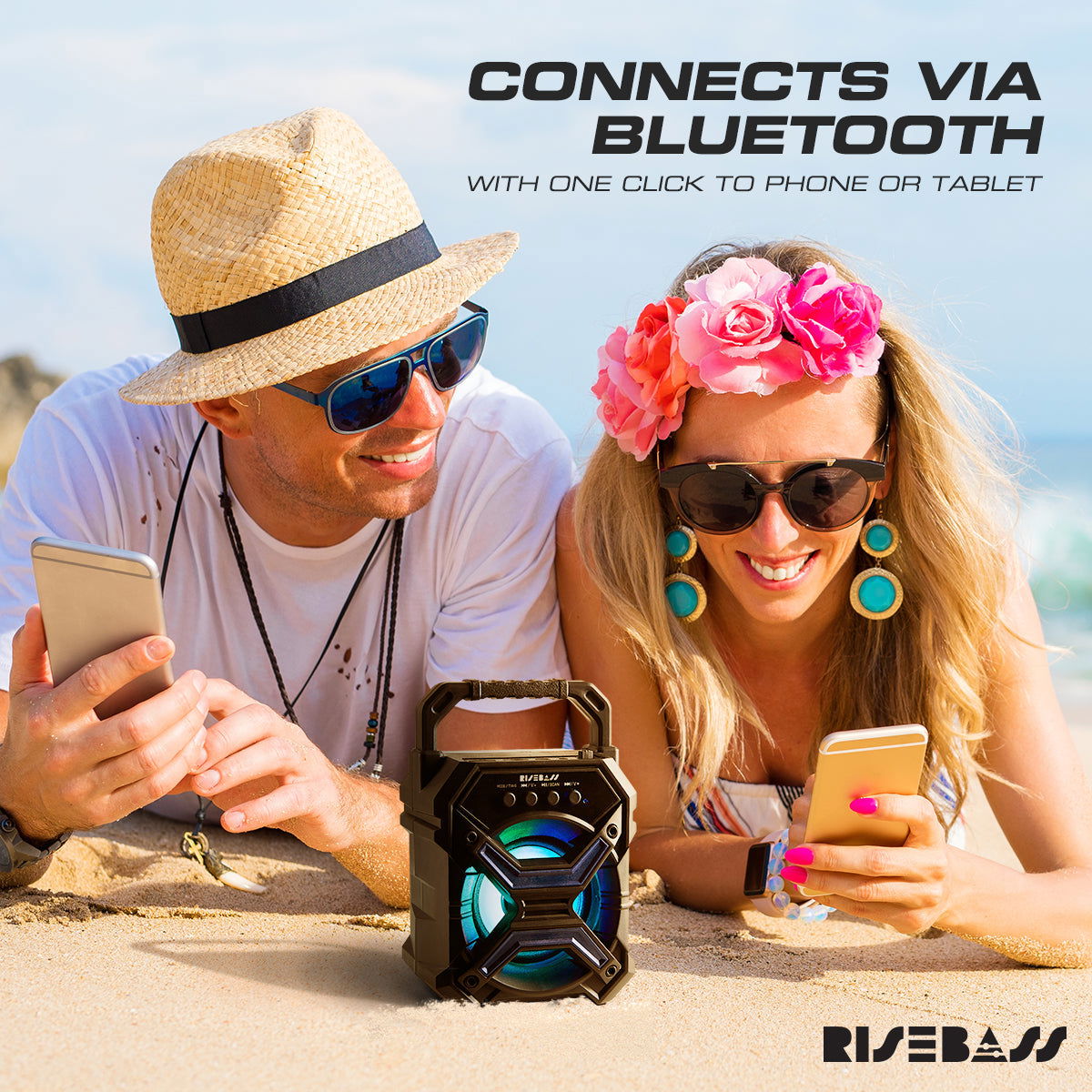 7-inch Portable Wireless Bluetooth Speaker w/ TWS Function - www.Shopthatapp.com