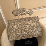 The MERAKI Silver Clutch - www.Shopthatapp.com