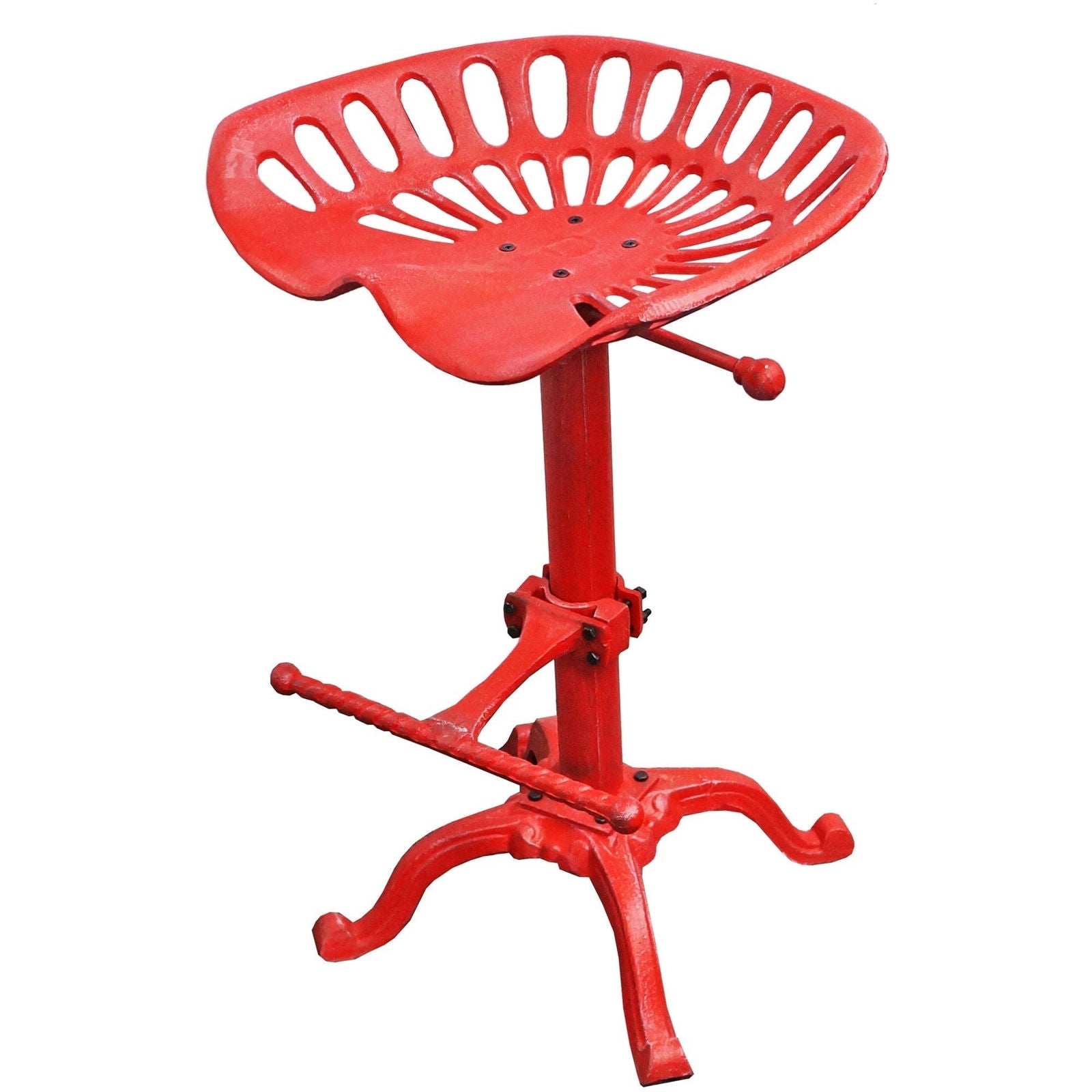 Tractor Seat Stool Red - www.Shopthatapp.com