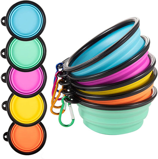 Cat Food/Water Collapsible Bowls - www.Shopthatapp.com