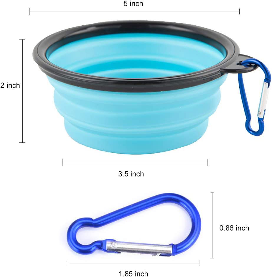 Cat Food/Water Collapsible Bowls - www.Shopthatapp.com