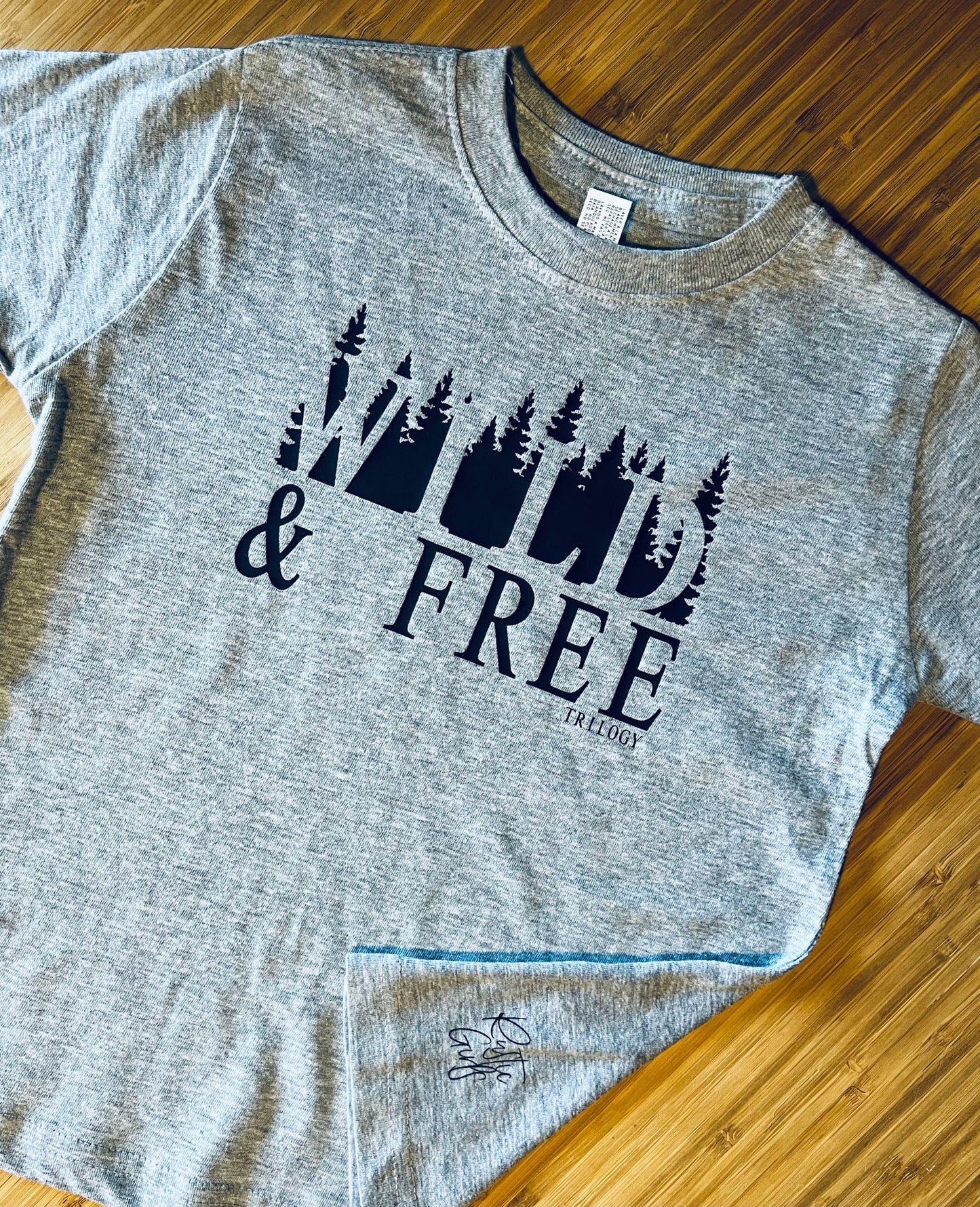 Wild & Free Baby & Kids T-Shirt - www.Shopthatapp.com