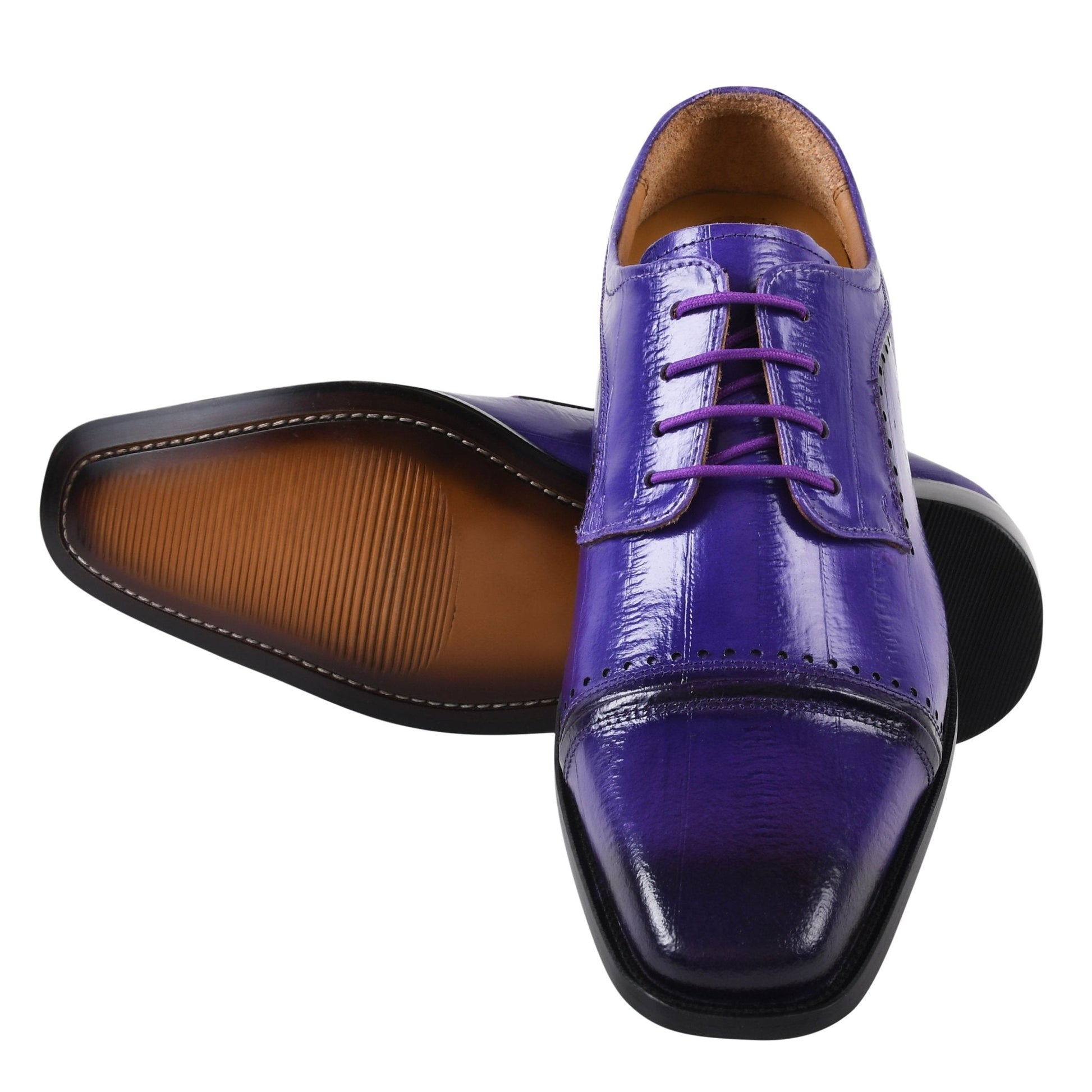 BRUCE Leather Oxford Style Dress Shoes - www.Shopthatapp.com