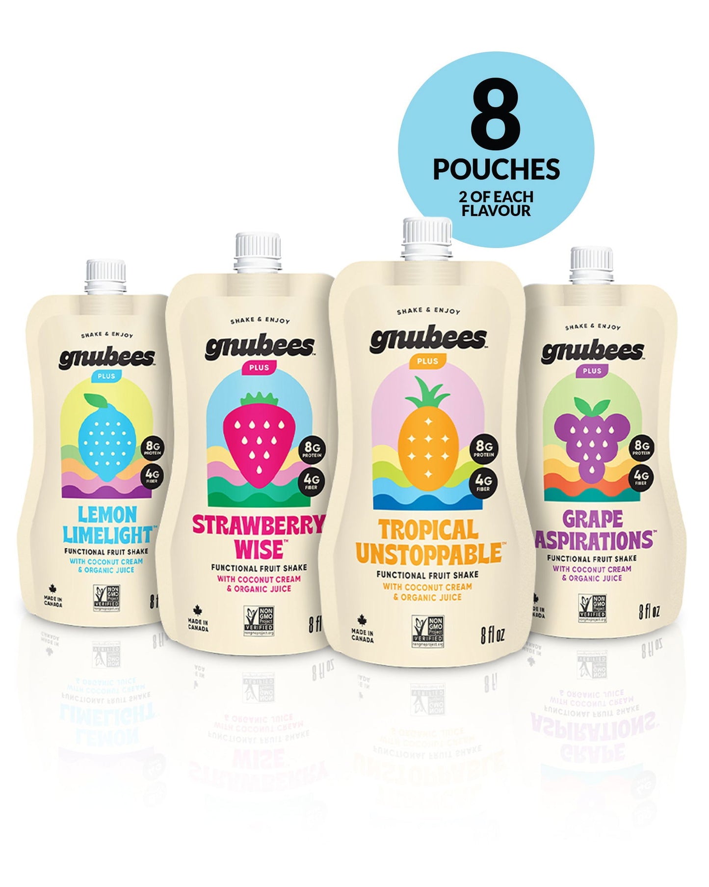 gnubees+ Sampler (4-8 pouches) - www.Shopthatapp.com