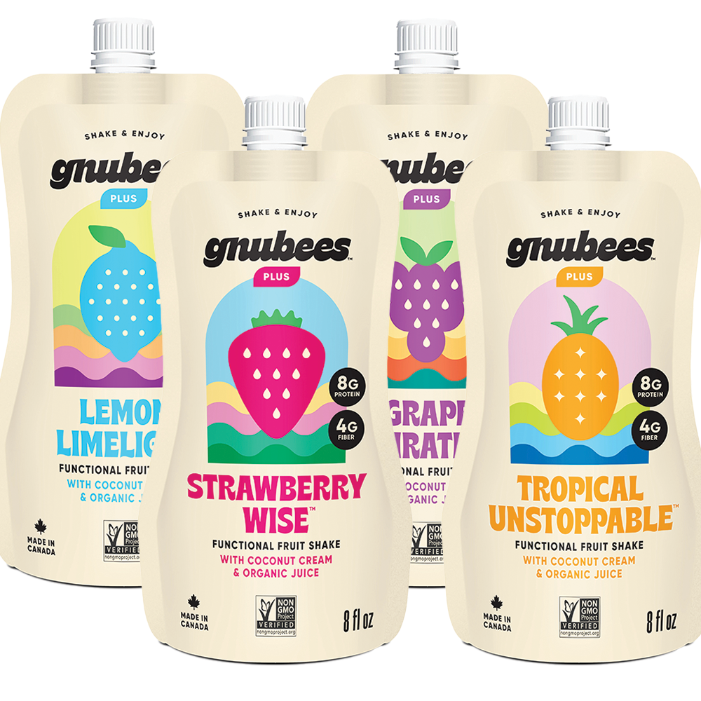 gnubees+ Sampler (4-8 pouches) - www.Shopthatapp.com