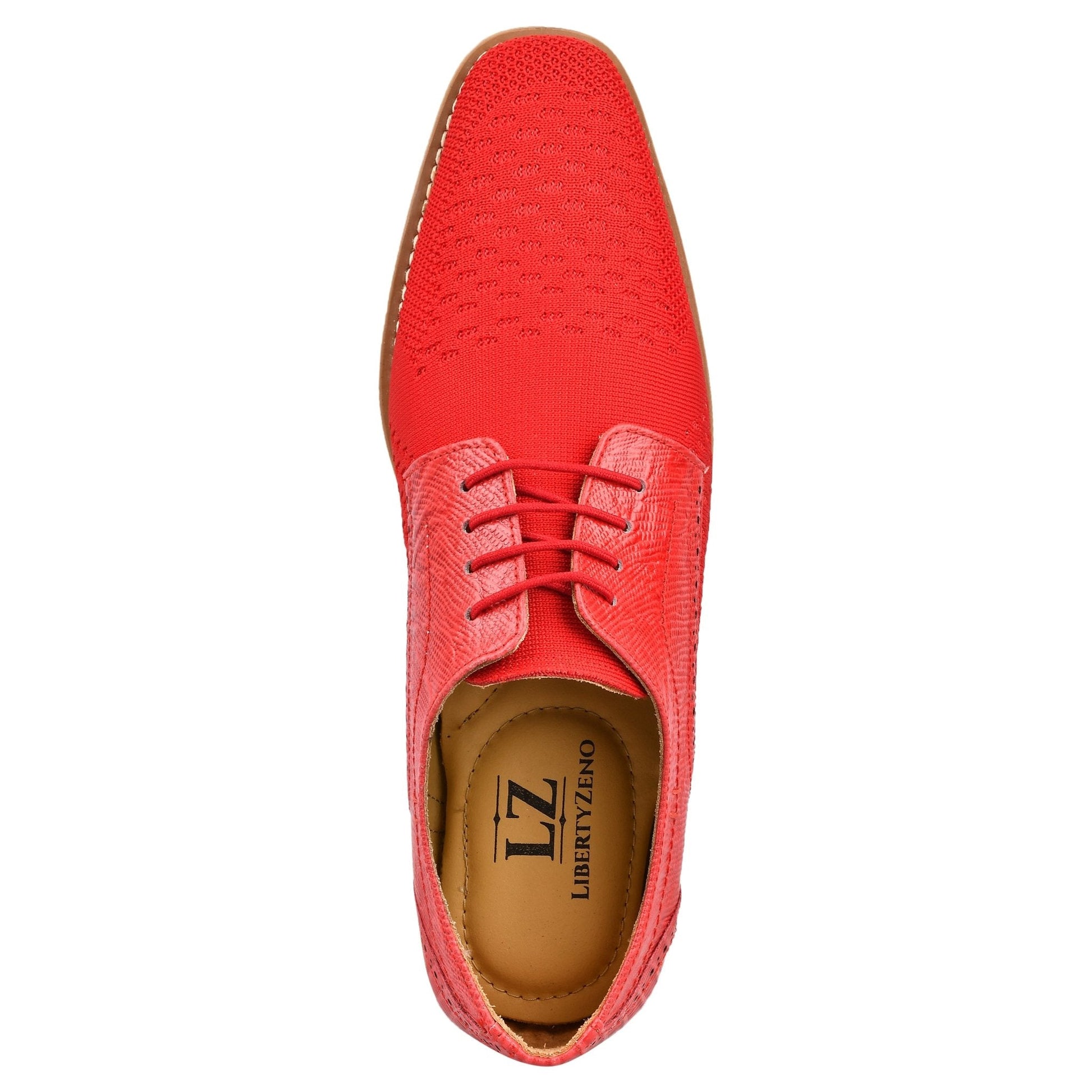 Gutta Lizard Print Leather Textile Casual Sneakers - www.Shopthatapp.com