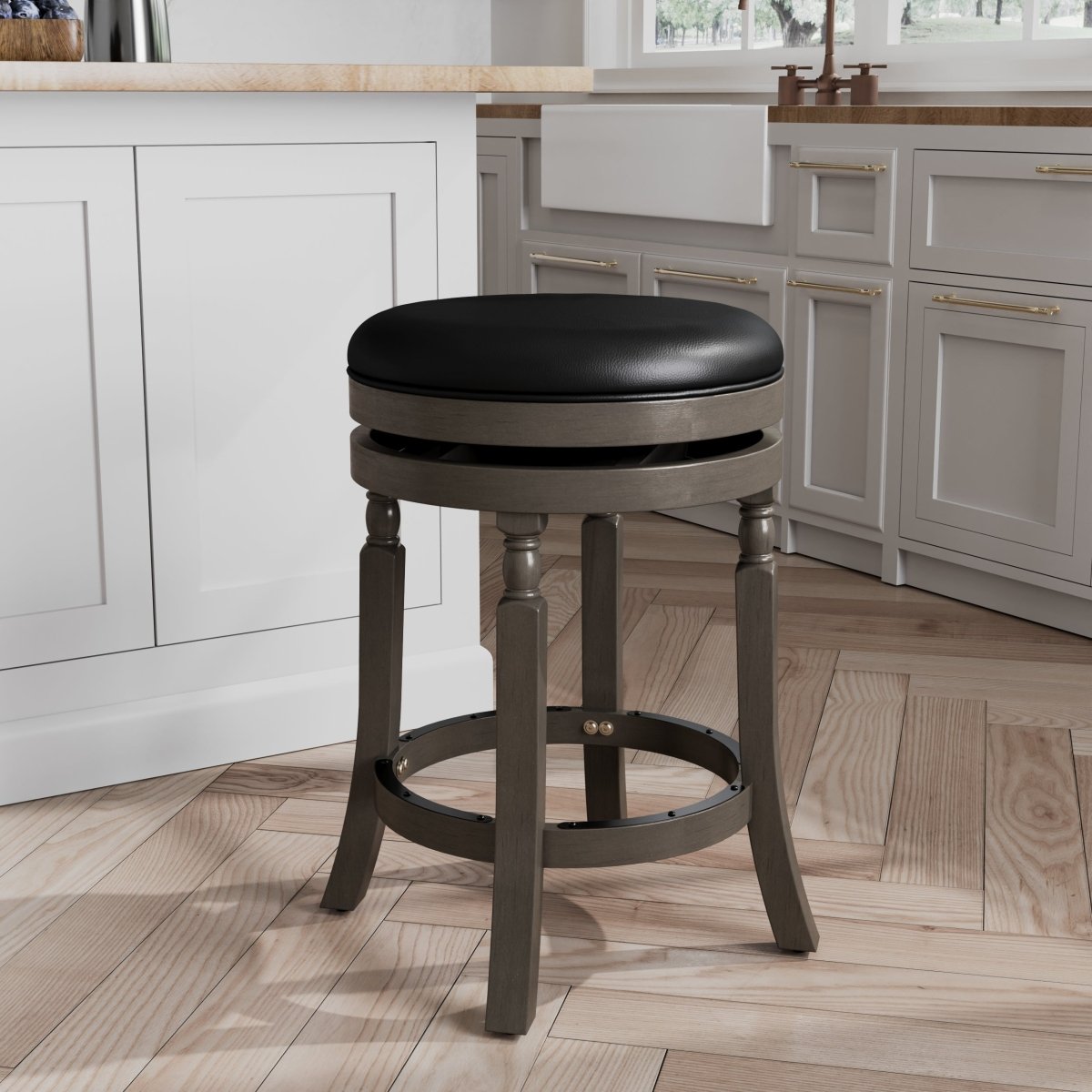 Palmer Lake Swivel Stool, 30” Bar Height or 24” Counter Height